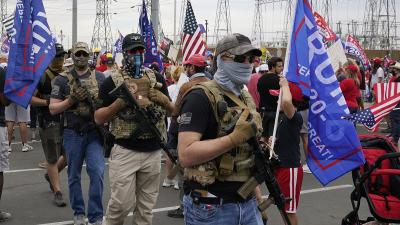 Trumpites armed to intimidate voters, Maricopa, Arizona