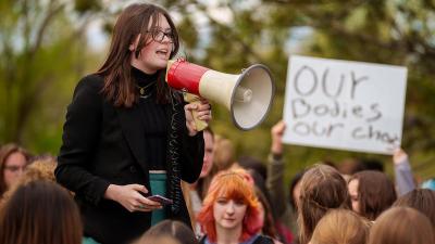 Salt Lake City, Utah high school students walk out