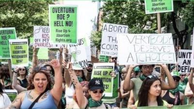 Rise up for Abortion Rights protest