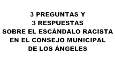 3 preguntas y 3 respuestas.