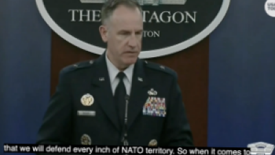 News coverage claiming Russian missile strike on Poland