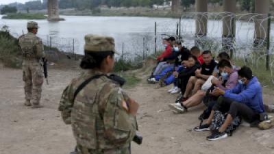 Border Patrol apprehend migrants, many from outside Mexico and Central America.
