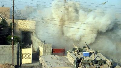 U.S. invaders terrorize and murder in Fallujah, Iraq, 2004