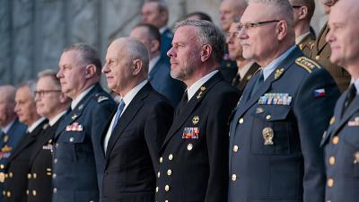 NATO members meet in Brussels January 18, 2023.