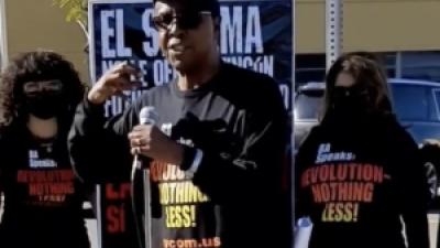 Revolution club protesting police murder