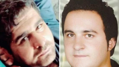 Sadrollah Fazeli-Zare, left, Yousef Mehrad, right.