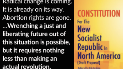 Radical change is coming. It is already on its way. Abortion rights are gone. …Wrenching a just and liberating future out of this situation is possible, but it requires nothing less than making an actual revolution
