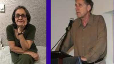 Nahid Taghavi, political prisoner in Iran; Ariel Dorfman, world-renowned Argentine-Chilean-American novelist