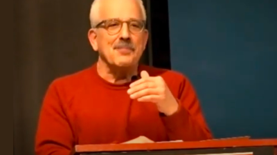 Raymond Lotta at Revolution Books in New York.