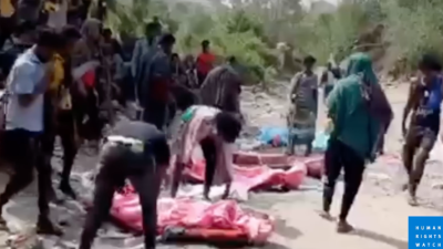 Screengrab from Human Rights Watch video
