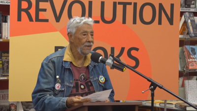 Rafael Jesús González, first Poet Laureate of Berkeley in 2017, reading “The Hair of Women, for Jina Mahsa Amini.”