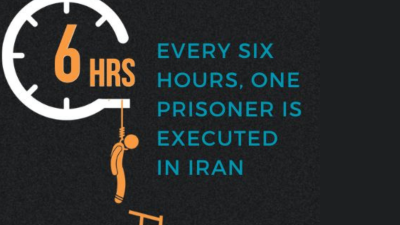 Every 6 hours, one prisoner is executed in Iran; 40 executions May 1-10, 2024