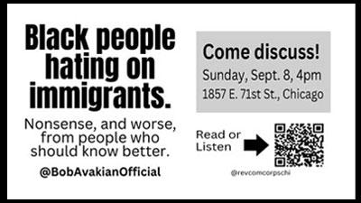 TEASER Chicago discussion of Black people hating on immigrants