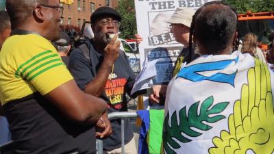 Taking @BobAvakianOfficial out at the Caribbean Day festival in NYC