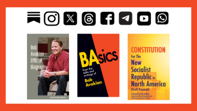Follow Bob Avakian (BA) on social media; Find out more here