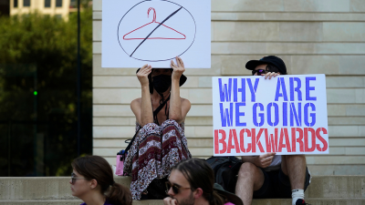 TEASER Protest against overturn of Roe v Wade in Austin, Texas, June 2022.