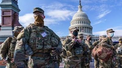 National Guard on the streets of Washington DC