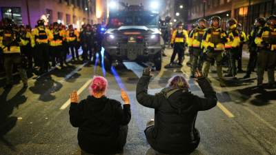 Protest in Minneapolis, January 9, 2026
