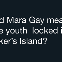 Did Mara Gay mean the youth  locked in Riker’s Island