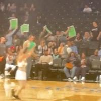 Rise Up 4 Abortion Rights protesters at WNBA game