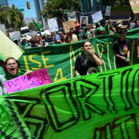 San Jose July 9, RU4AR protest for abortion rights.