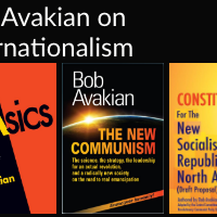 Bob Avakian on Internationalism - 3 book covers