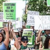 Rise up for Abortion Rights protest