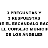 3 preguntas y 3 respuestas.