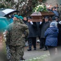 Polish carry casket of men killed by missile, November 12, 2022.