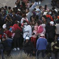 Barbed wire keeps migrants from crossing into El Paso, Texas from Ciudad Juarez, Mexico, December 20, 2022.