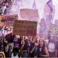 IWD 2023 Mexico City protest