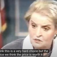 Madeline Albright interviewed on TV