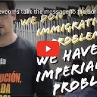 Revcoms take message to the border
