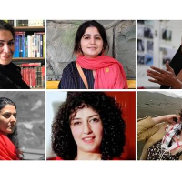 Bahareh Hedayat, Sepideh Gholian, Faezeh Hashemi, Vida Rabbani, Narges Mohammadi, Golrokh Iraee
