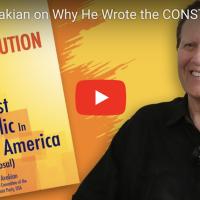 Bob Avakian + cover of the Constitution for the New Socialist Republic in North America