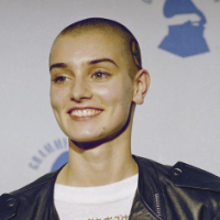 Sinead O'Connor smiling
