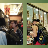 Used book sales at Revolution Books, Berkeley, February and July 2023.