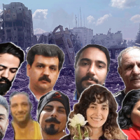 Top row, L-R: Arash Johari, Reza Shahabi, Keyvan Mohtadi, Mehran Raouf.  Bottom, L-R: Fouad Fathi, Omid Mosyer, Mazyar Seyednejad, Anisha Asadollahi, Golrokh Iraee