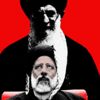 Ebrahim Raisi, who died in a helicopter crash in Northern Iran on May 19, had a direct role in the massacre of political prisoners in Iran in 1988. (Illustration: CPIMLM.org)