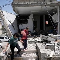 Palestinian home destroyed in a raid by Israeli forces near the West Bank city of Jenin, June 12, 2024.