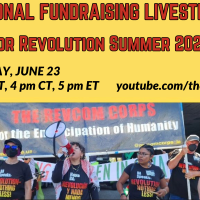 NATIONAL FUNDRAISING LIVESTREAM FOR REVOLUTION SUMMER 2024; Sunday, June 23 2 pm PT, 4 pm CT, 5 pm ET • youtube.com/therevcoms