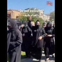 Protest held by families of prisoners on death row and their supporters, in front of the Parliament building in Tehran, October 22, 2024.