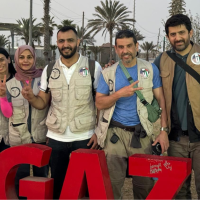 International medical workers entering Gaza, May 2024, 