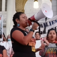 The Revcom Corps joined the National Day Laborer Organizing Network in protest on   in a rally and march for International Migrants Day (Día Internacional del Inmigrante).