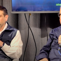 Dr. Adam Hamawy with Alan Goodman at Revolution Books report-back from Gaza.