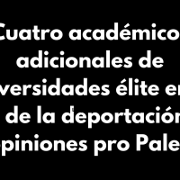 Four more scholars targeted for deportation for Pro-Palestinian views