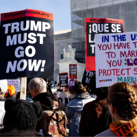 Protest at Supreme Court, November 7, 2025.