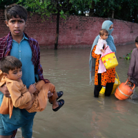 During the 2025 monsoons in Pakistan, more than 4,000 villages were under water and more than 2.5 million people were evacuated.