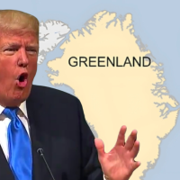 Trump & map of Greenland
