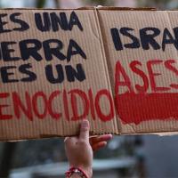 Mexico City protest against genocide in Palestine, May 28, 2024